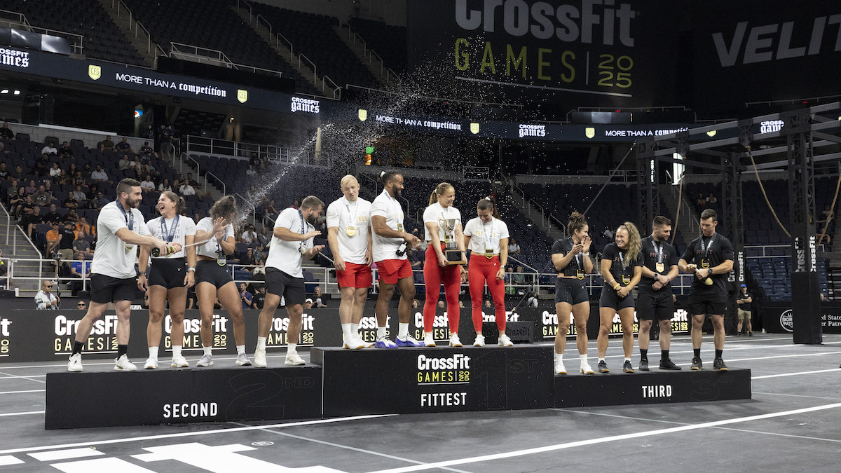 2025 CrossFit Games full podiu